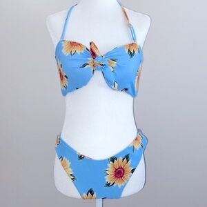 NWOT Zaful sunflower bikini
